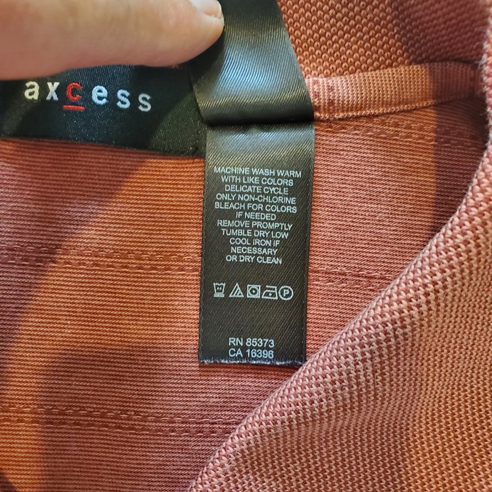 Axcess Men's Short Sleeve Polo Style Shirt, Size 2XL - Picture 5 of 7